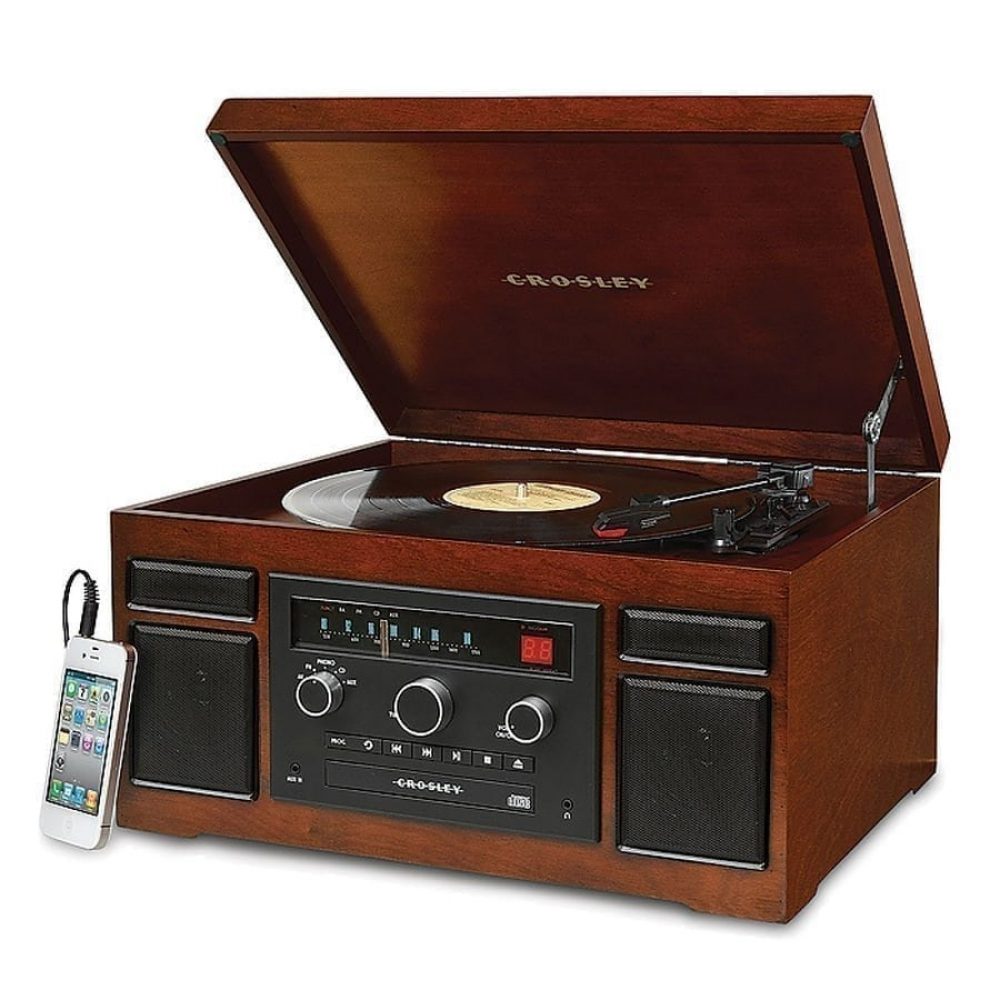 The Crosley Patriarch 4 in 1 Turntable is available for purchase