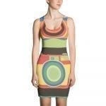Andy Warhol Inspired Retro Camera - Women's Cut & Sew Dress | Fluxebrand