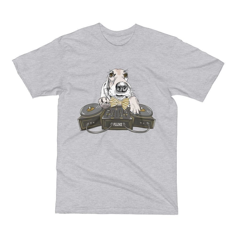 Grey DJ Dog T-shirt | Fluxebrand | Arkansas