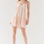 Harper Tiered Lace-Up Babydoll Dress | Fluxebrand