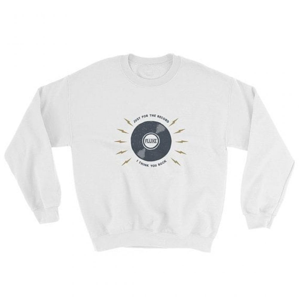 For the Record Sweatshirt | Fluxebrand