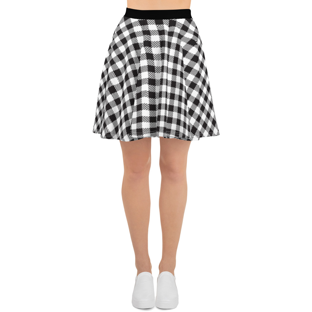 Gingham Skater Skirt - Record Players, Vinyl & Record Player Accessories