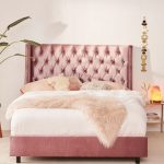 Wingback Bed | Pink Bed